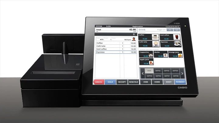 Casio Vr200 All In One Epos System Cash Register Group